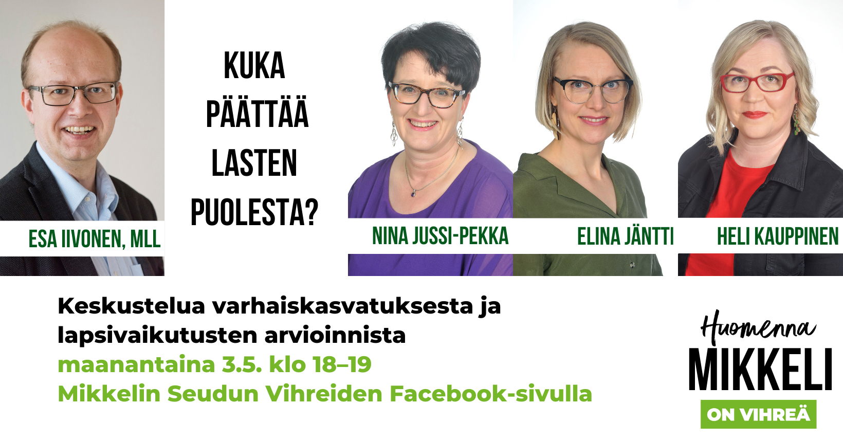 Kuka päättää lapsen puolesta? Suora verkkolähetys 3.5. klo 18